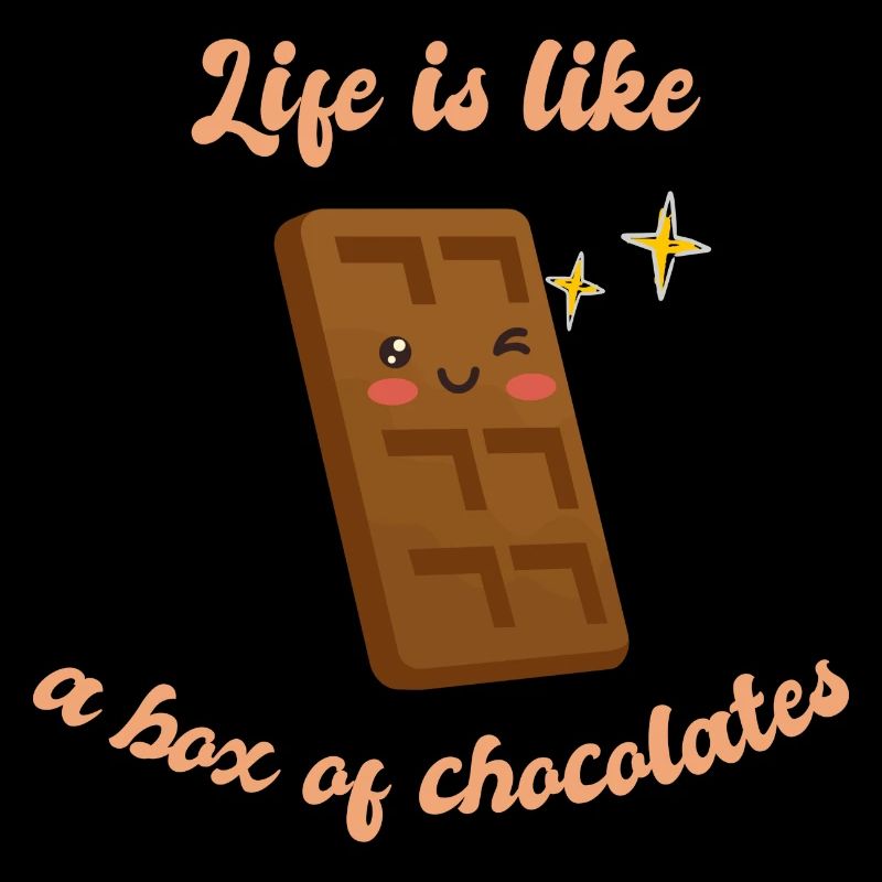 La vie est comme une boîte de chocolats Mignon Choco Lover