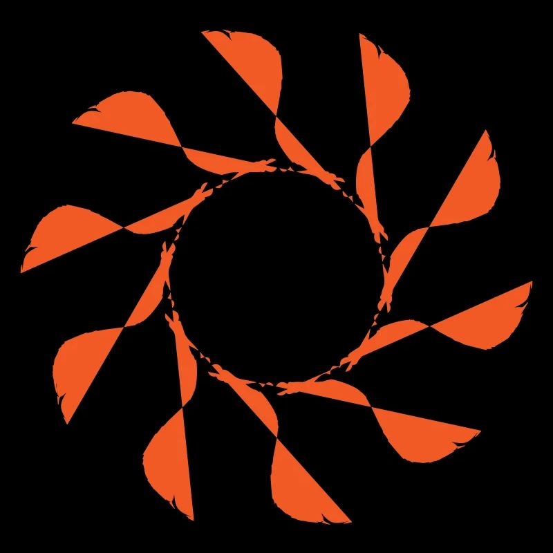 Windmill, Flower, Random Pattern, Vectorgraphic