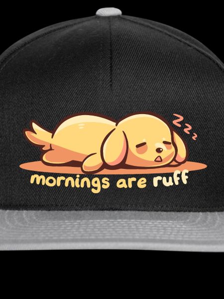 Morgens sind Wuff