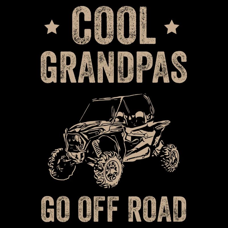 Cool Grandpas gehen Off Road UTV Geschenk 4 Wheele