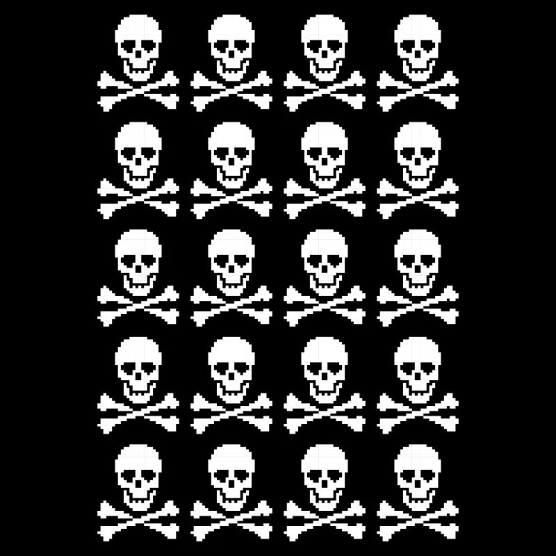 Skull & Crossbones Repeating Pattern