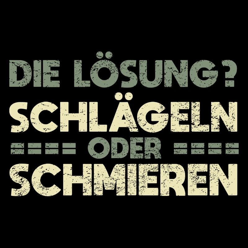 Die Lösung? Schlägeln Oder Schmieren