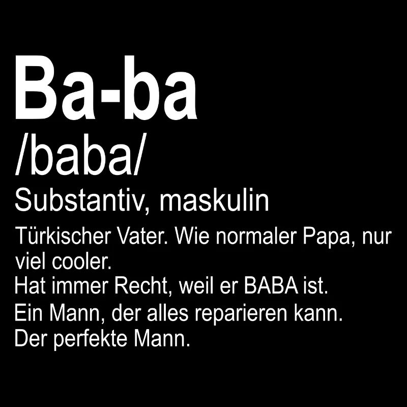 Türkischer Baba | Vatertagsgeschenk EN IYI BABA