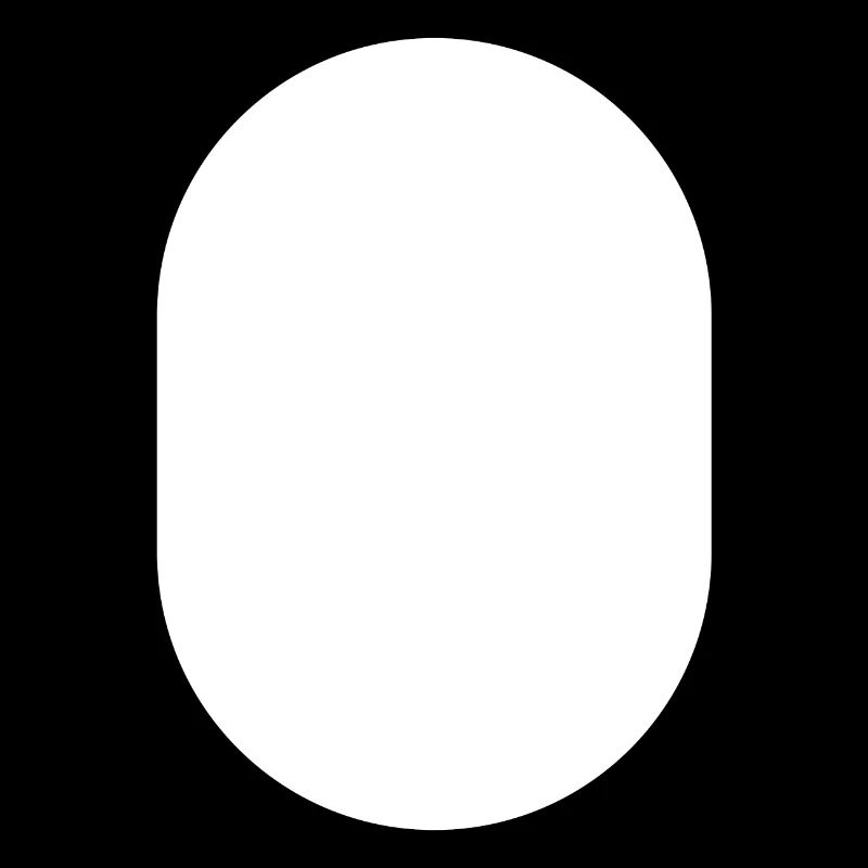 Background Oval white