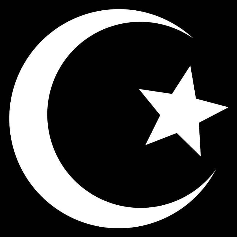 Islam symbol white