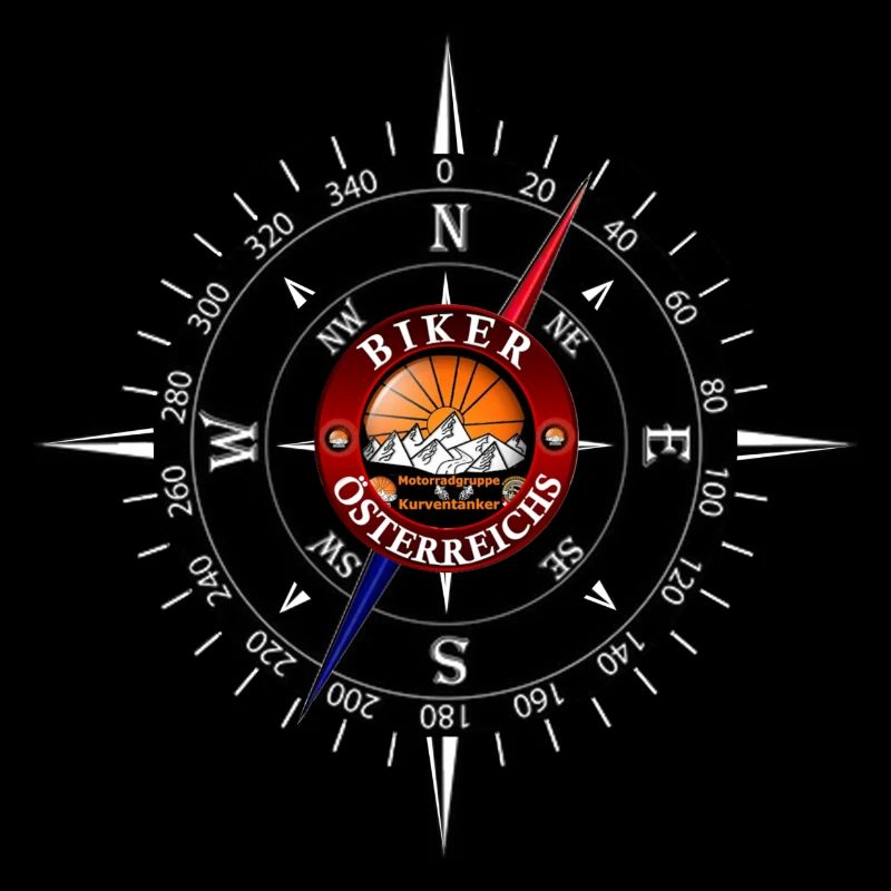 Biker Adventure Compass