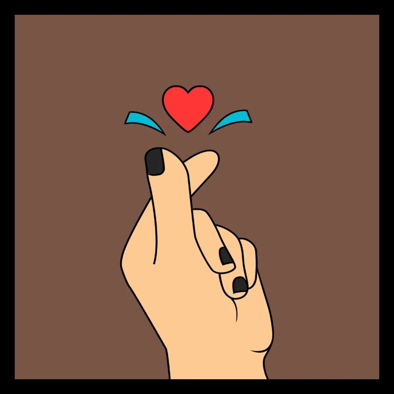 Hand mit Herz