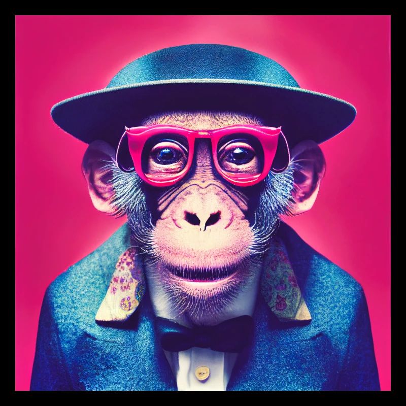 Cooler Affe