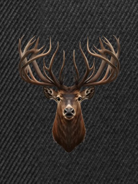Hirsch mit majestätischem Geweih