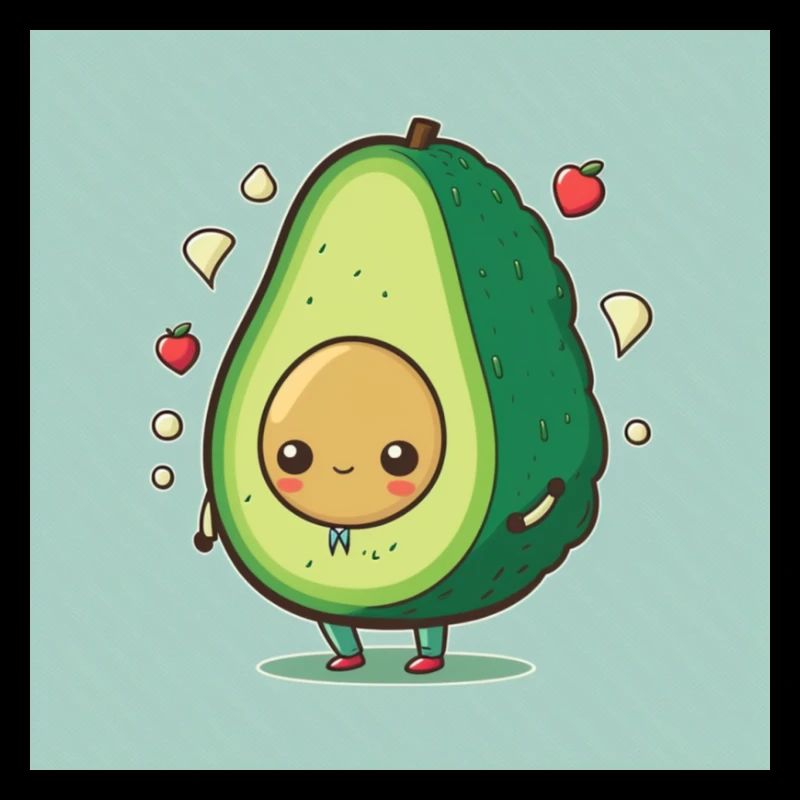 Friendly avocado - Cutefruitz