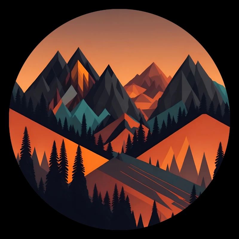 Abstrakte Landschaft