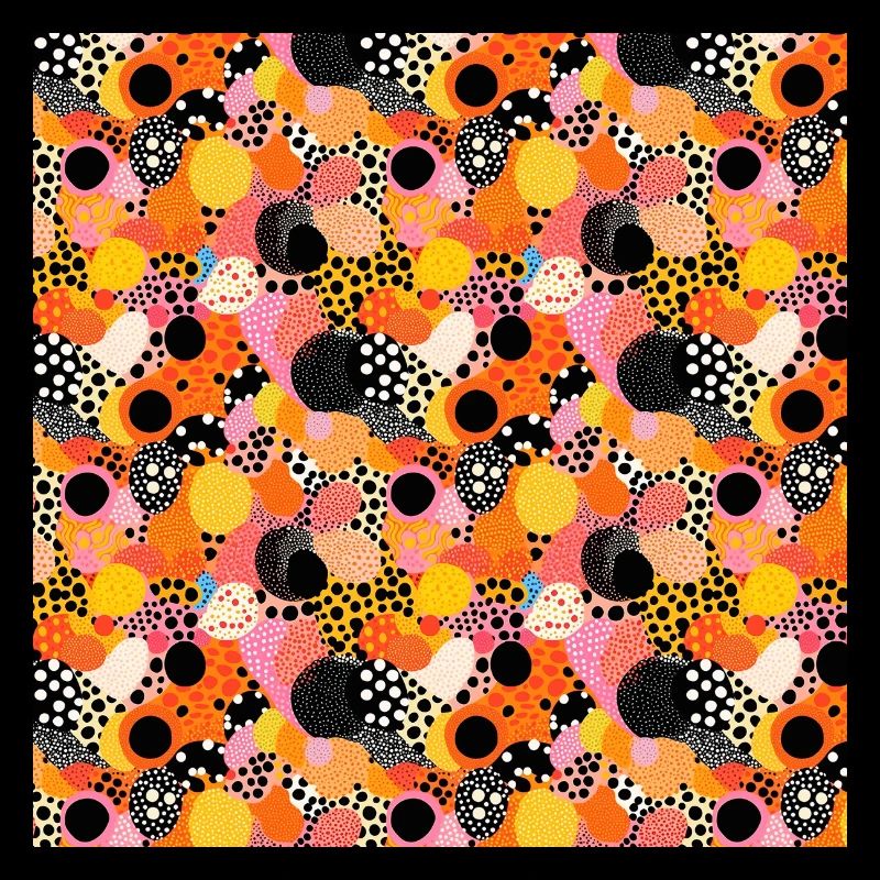Abstract Seamless Pattern Shapes Lines Modern Art