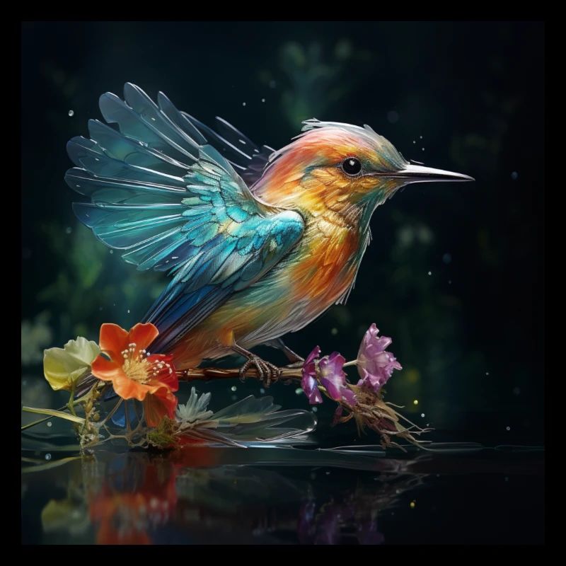 Mystischer Vogel