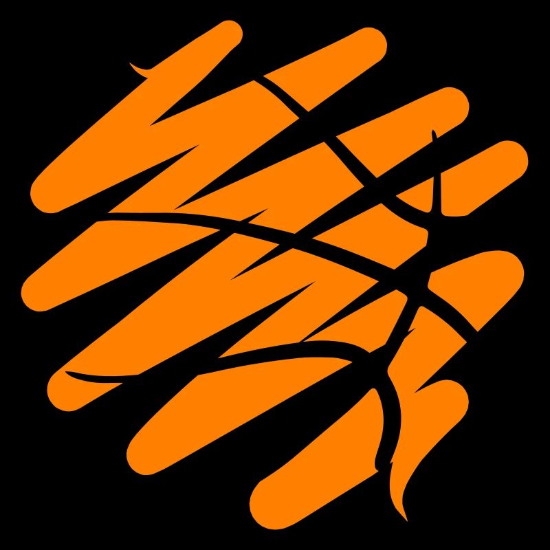 Abstraktes Basketball Design