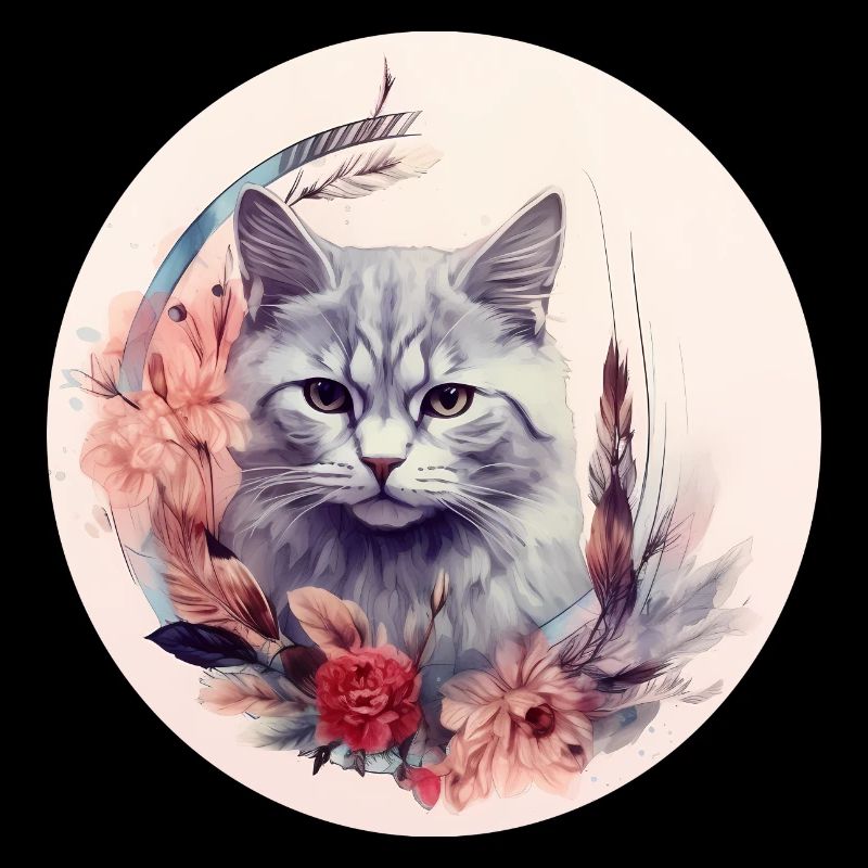 Britisch Kurzhaar Katze Boho Element, Katzen