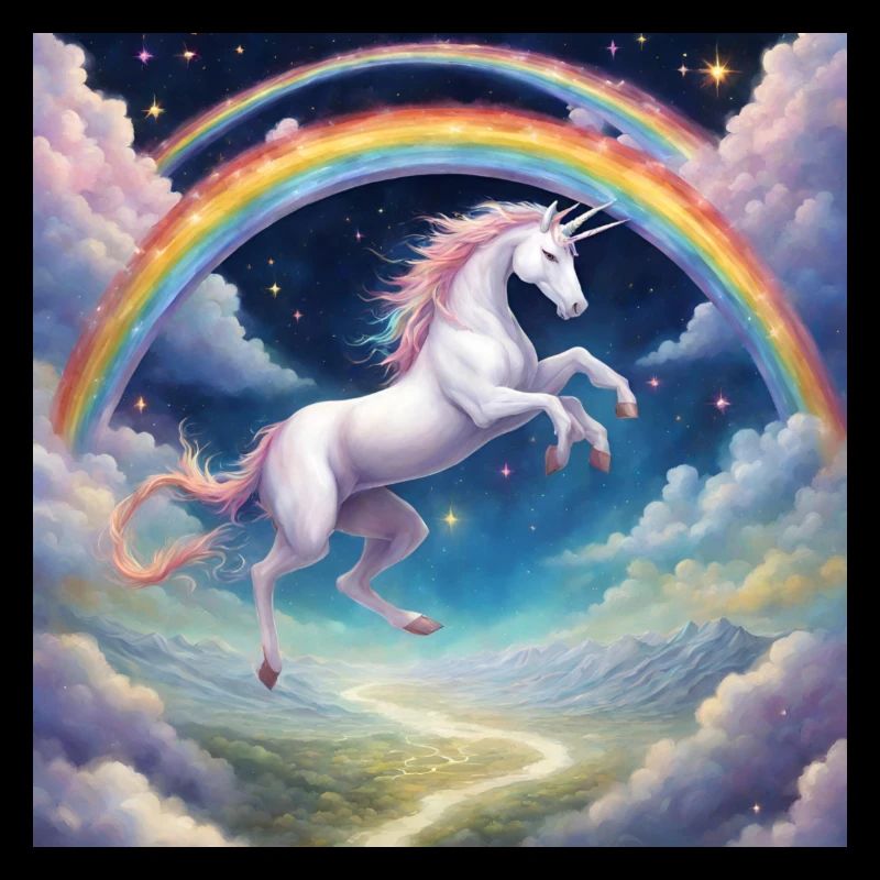 Regenbogen Einhorn