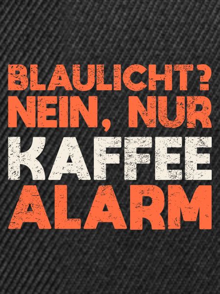 Blaulicht? Nein, Nur Kaffeealarm