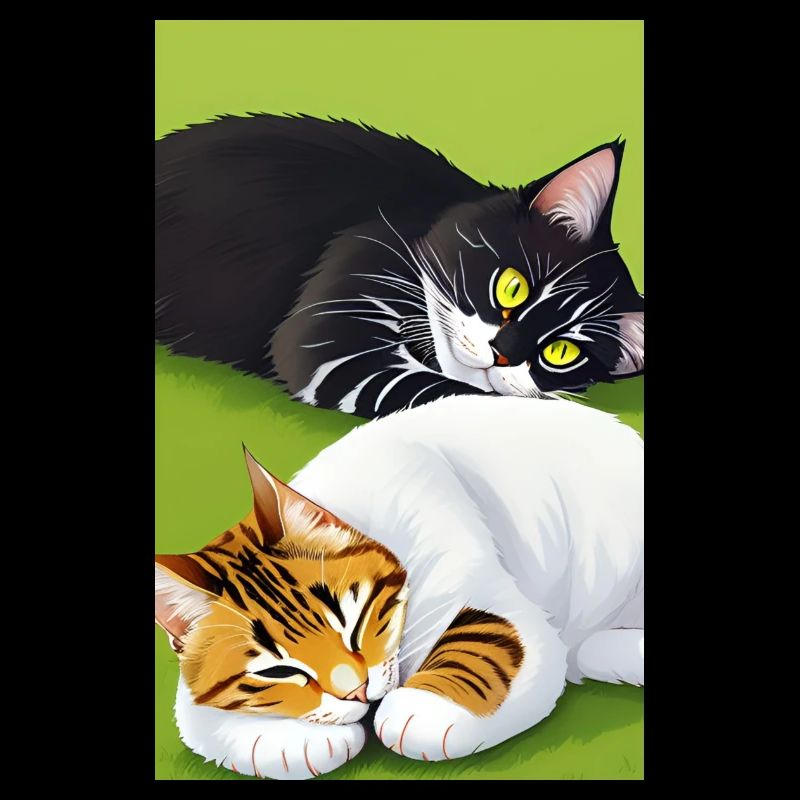 Cats that relax. As a gift idea