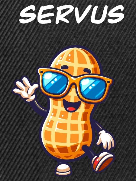 Servus erdnuss peanut funny