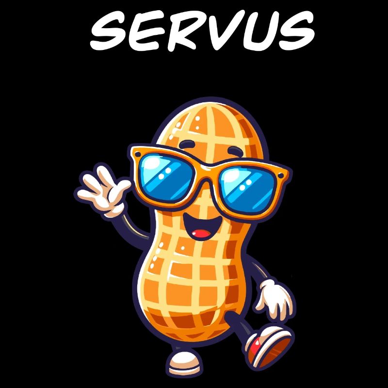 Servus erdnuss peanut funny