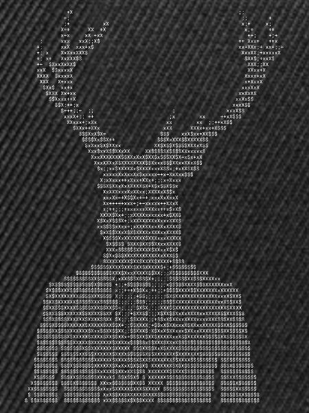 Hirsch-ASCII-Kunst