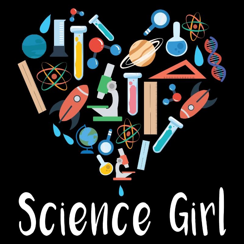 Science Elements in Heart Shape Student Teacher Sc