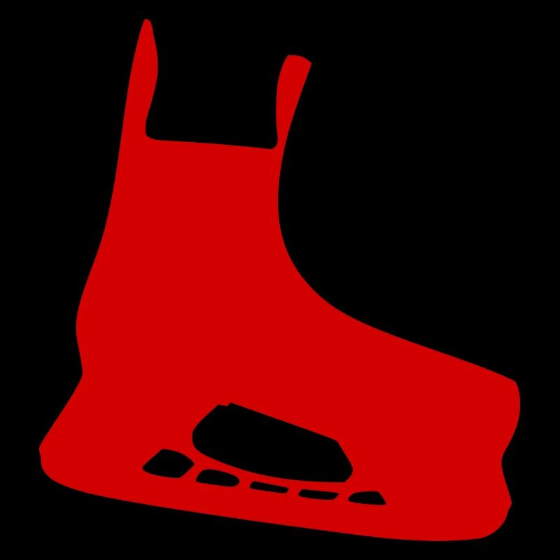 Schlittschuh rot