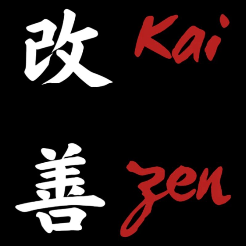 "Kaizen" Japanese text based design