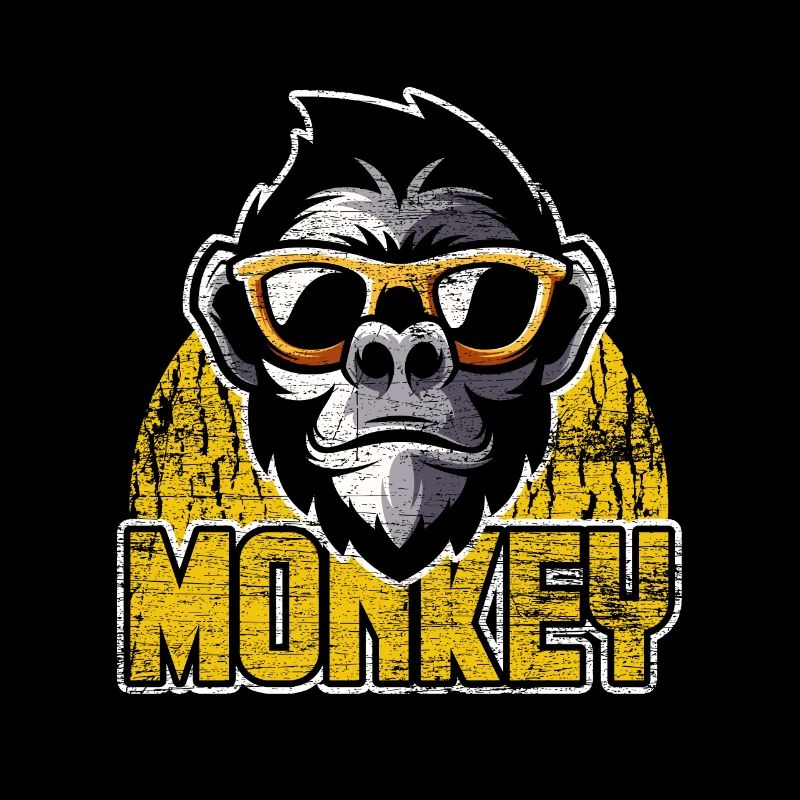 Animaux d'évolution de singe