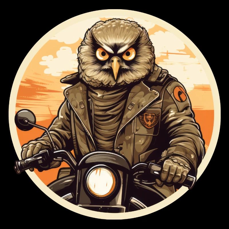 Motorrad Eule