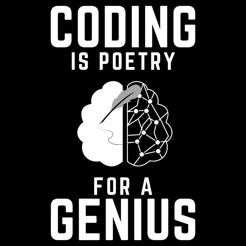 Coding is poetry for a genius Programmer Shirt