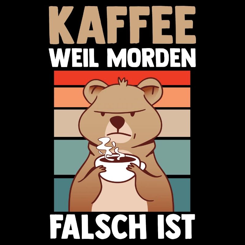 Café parce que le meurtre est mal ours
