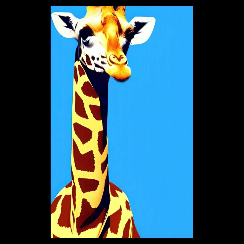 Comic Cartoon Drawing Giraffe Giraffa