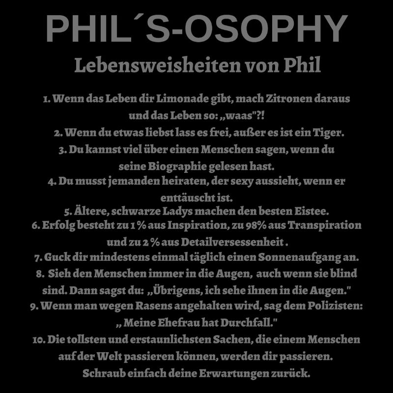 Phils osophie