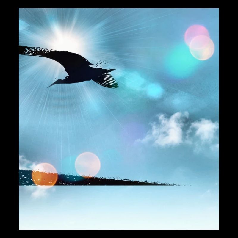 Vogel im Flug