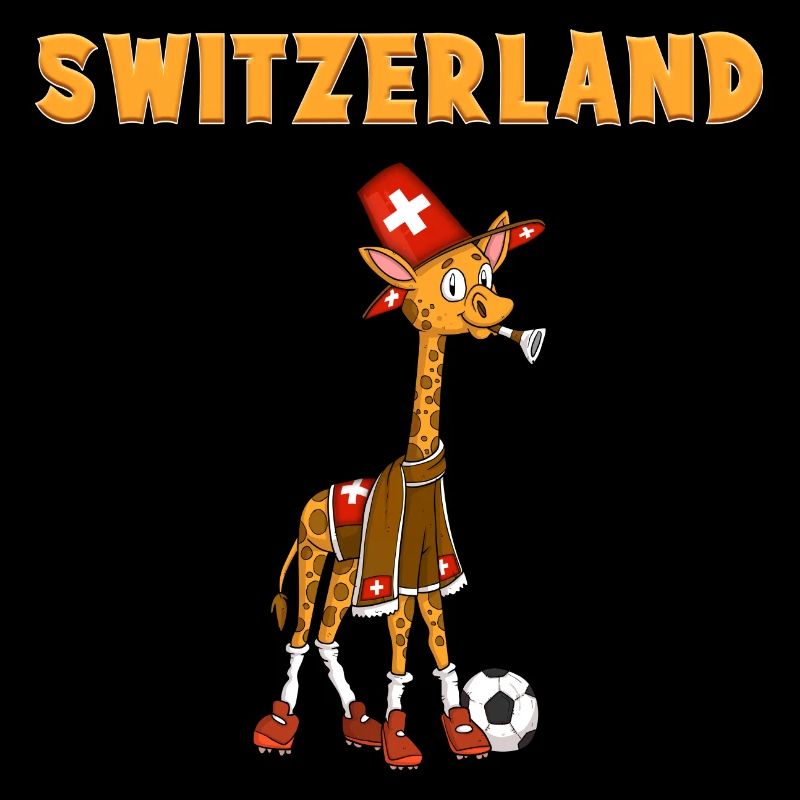 Schweiz Giraffe / Schweizer Fans