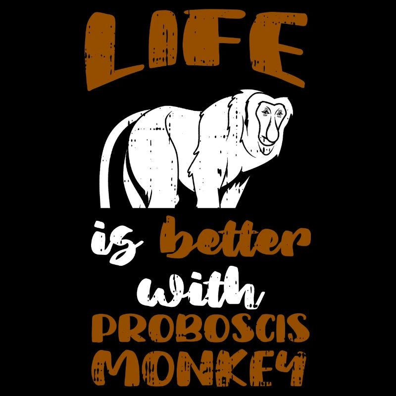 Proboscis-Affe Langnase