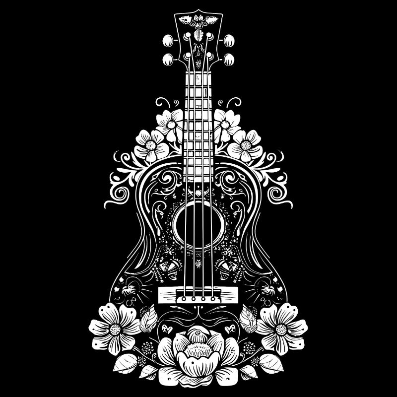 Ukulele Comic-Stil