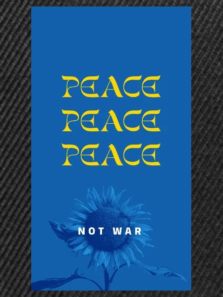 Peace not war