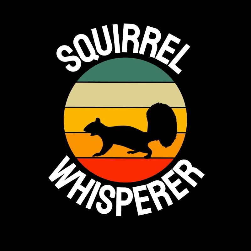 Retro Eichhörnchen Flüsterer