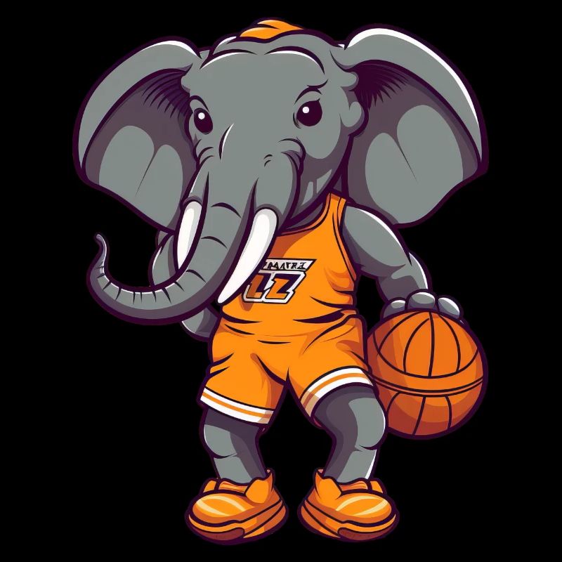 Basketball Elefant