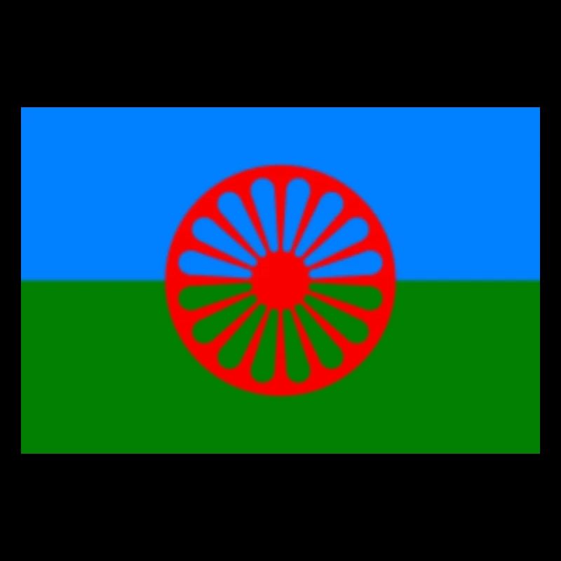 Drapeau du peuple rom - Petit Klein