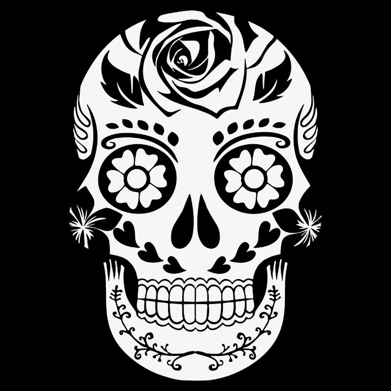 Sugar Skull blanc