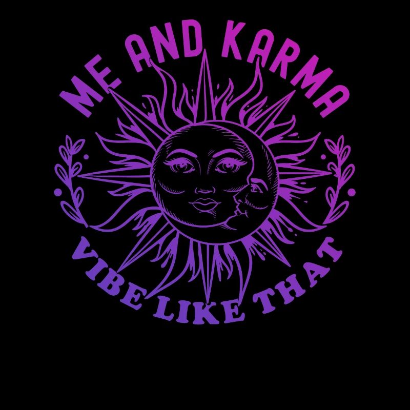 Moi et Karma Vibe Comme ça Le karma est un chat