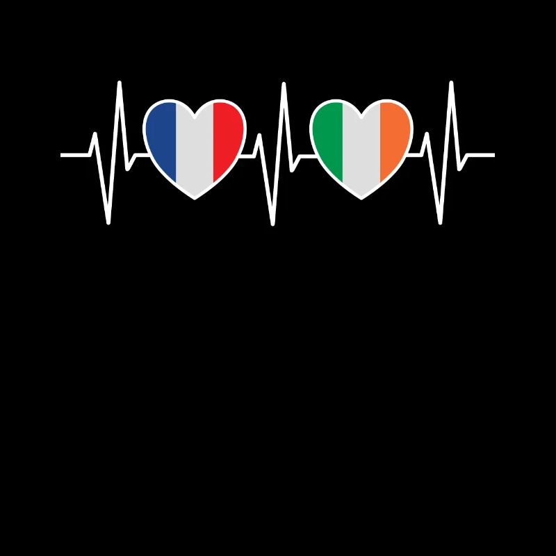 France et Irlande Drapeau irlandais Drapeaux
