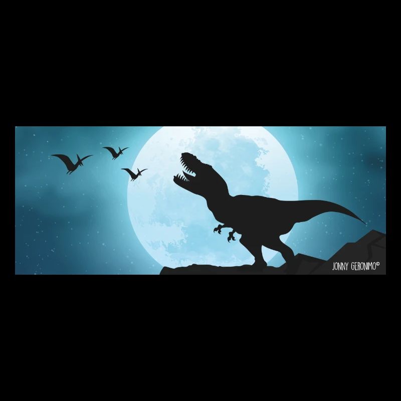 T Rex full moon©