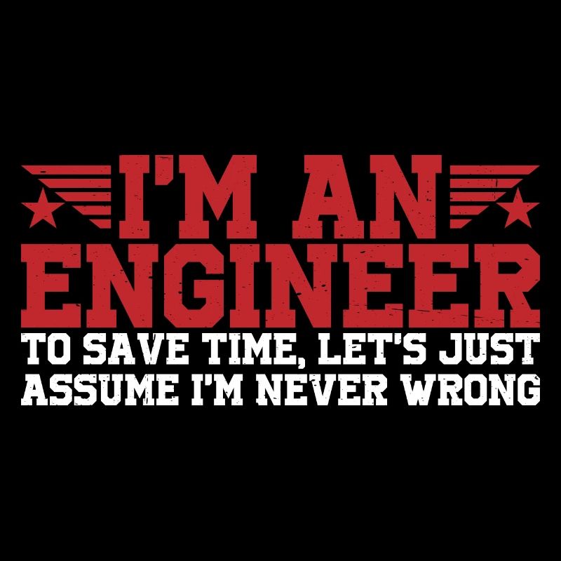 m An Engineer, Let's Just Assume Im Never Wrong3