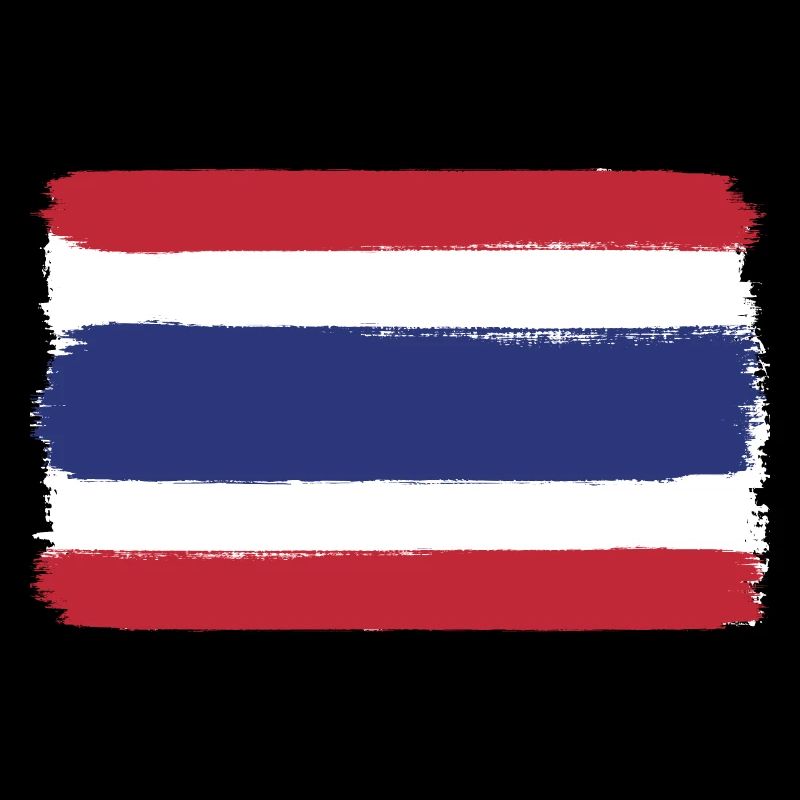 Drapeau de la Thaïlande look utilisé