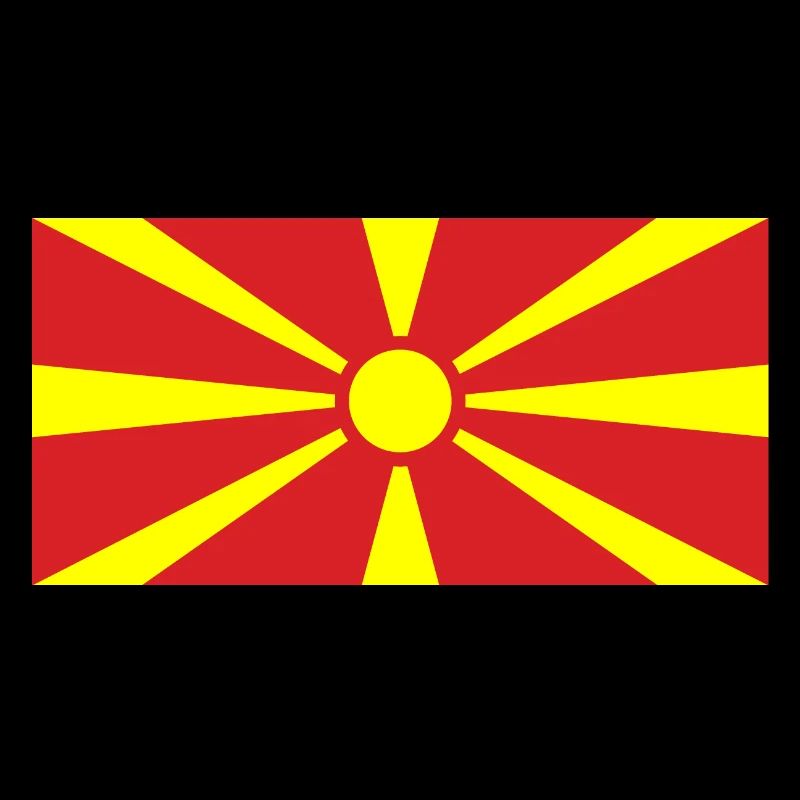 Drapeau de la Macédoine