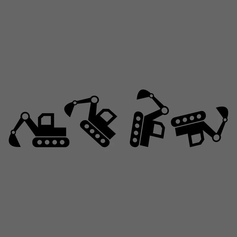 Excavator excavator operator dredging construction worker gift